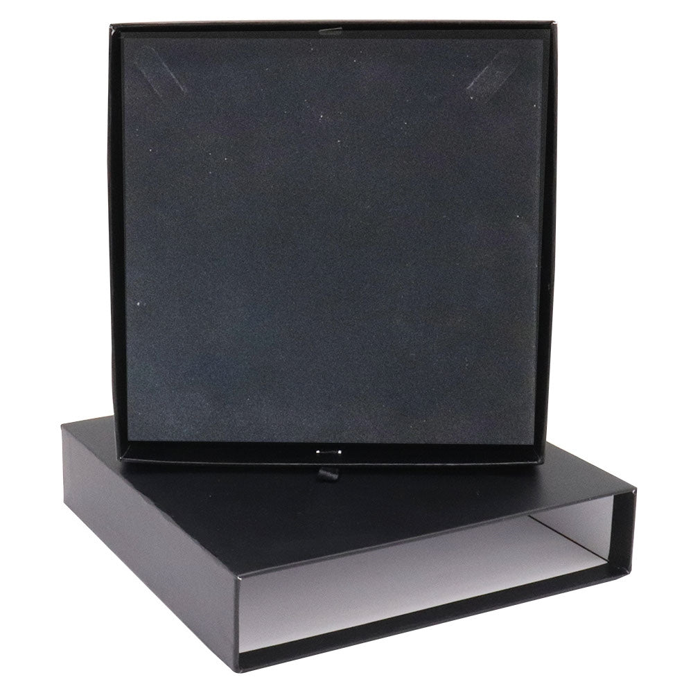 Matte Black Paper Slider Necklace Box 