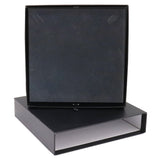 Matte Black Paper Slider Necklace Box 