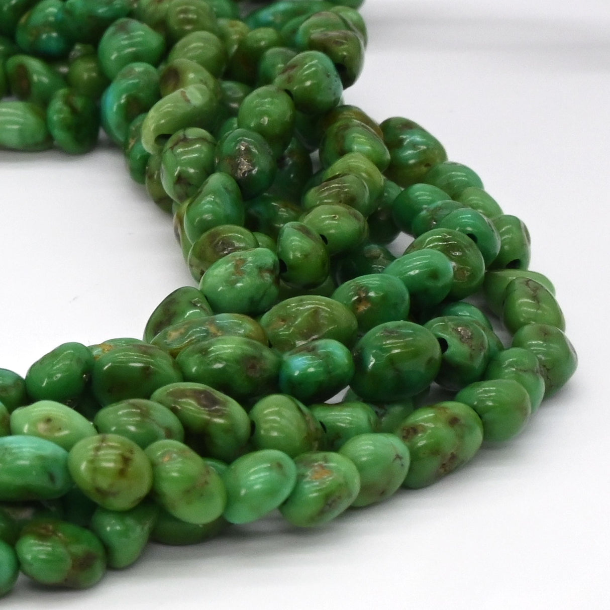 Sonoran Gold Turquoise Nugget Beads 5-6mm – Zachery Treated | Designer Grade