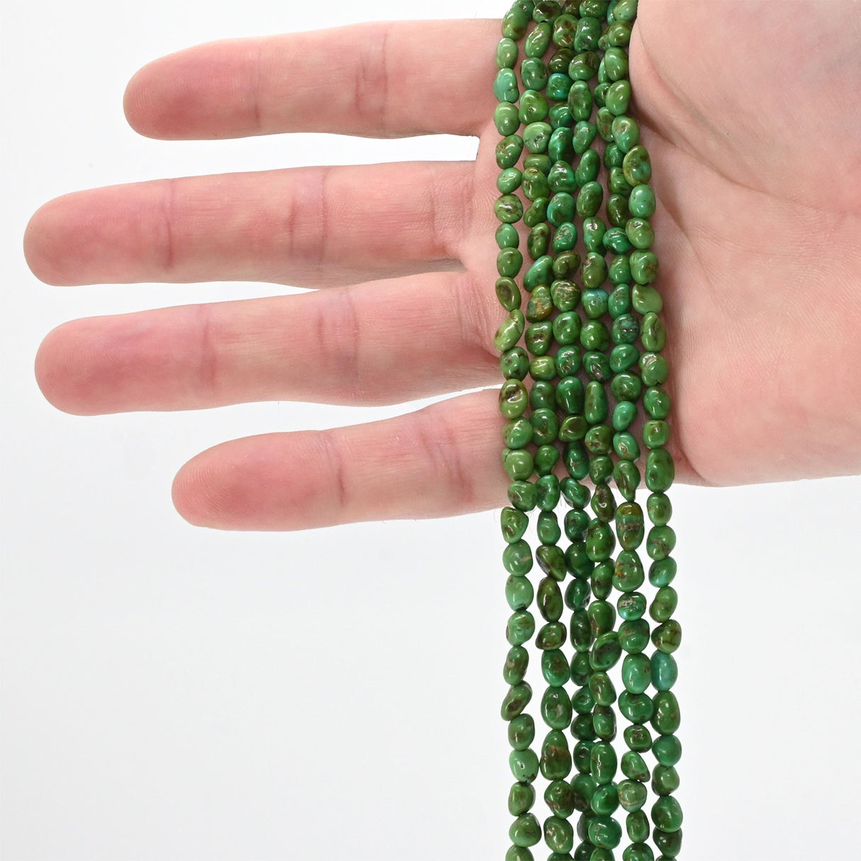 Sonoran Gold Turquoise Nugget Beads 5-6mm – Zachery Treated | Designer Grade