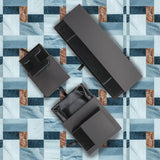 Matte Black Paper Slider Necklace Box 