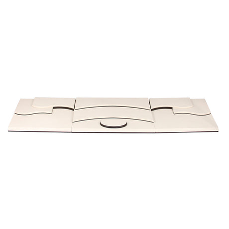 10-Piece Beige & Brown Jewelry Riser Set Display Pads