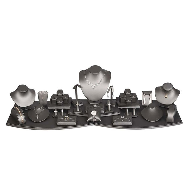 26 Piece Steel Grey Jewelry Display Set