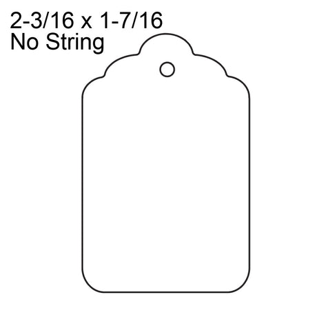 Merchandise Tags White