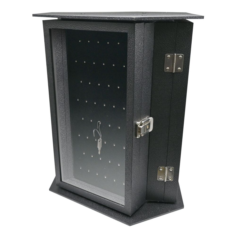 Rotating Body Jewelry Display Case with Locks, Holds 156 Pieces
