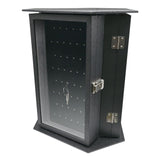 Rotating Body Jewelry Display Case with Locks, Holds 156 Pieces