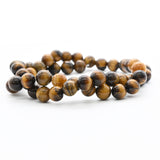 Tiger's Eye Round Beads – 8 mm Natural Gemstone Strand
