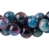 Rainbow Tiger Eye 6mm Round Beads – Dyed Multicolor Gemstone Strand