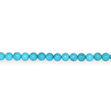 Sleeping Beauty Turquoise 6mm Round Beads – Zachery Treated | Arizona USA