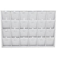 24 Compartment White Leatherette Jewelry Pendant Display Tray