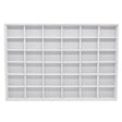 36 Compartment WhiteLeatherette Jewelry Showcase Display Tray