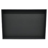 Black Leatherette Luxury Jewelry Showcase Display Tray