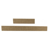 Brown Burlap Full Size Jewelry Display Tray, 1-1/2" Tall