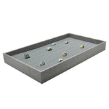 Grey Linen Jewelry Tray-Full Size-1-1/2"