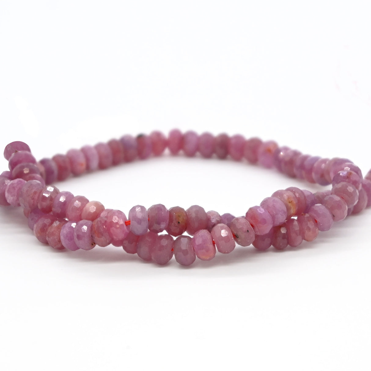 Ruby 3x6mm Faceted Beads Grade AA