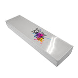 Swirl White Clear-View Lid Cotton Filled Jewelry Gift Boxes #82