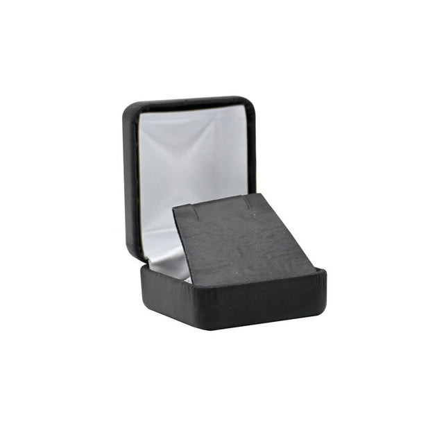 Black Leatherette Jewelry Earring Box