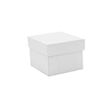 White Leatherette Jewelry Earring Boxes