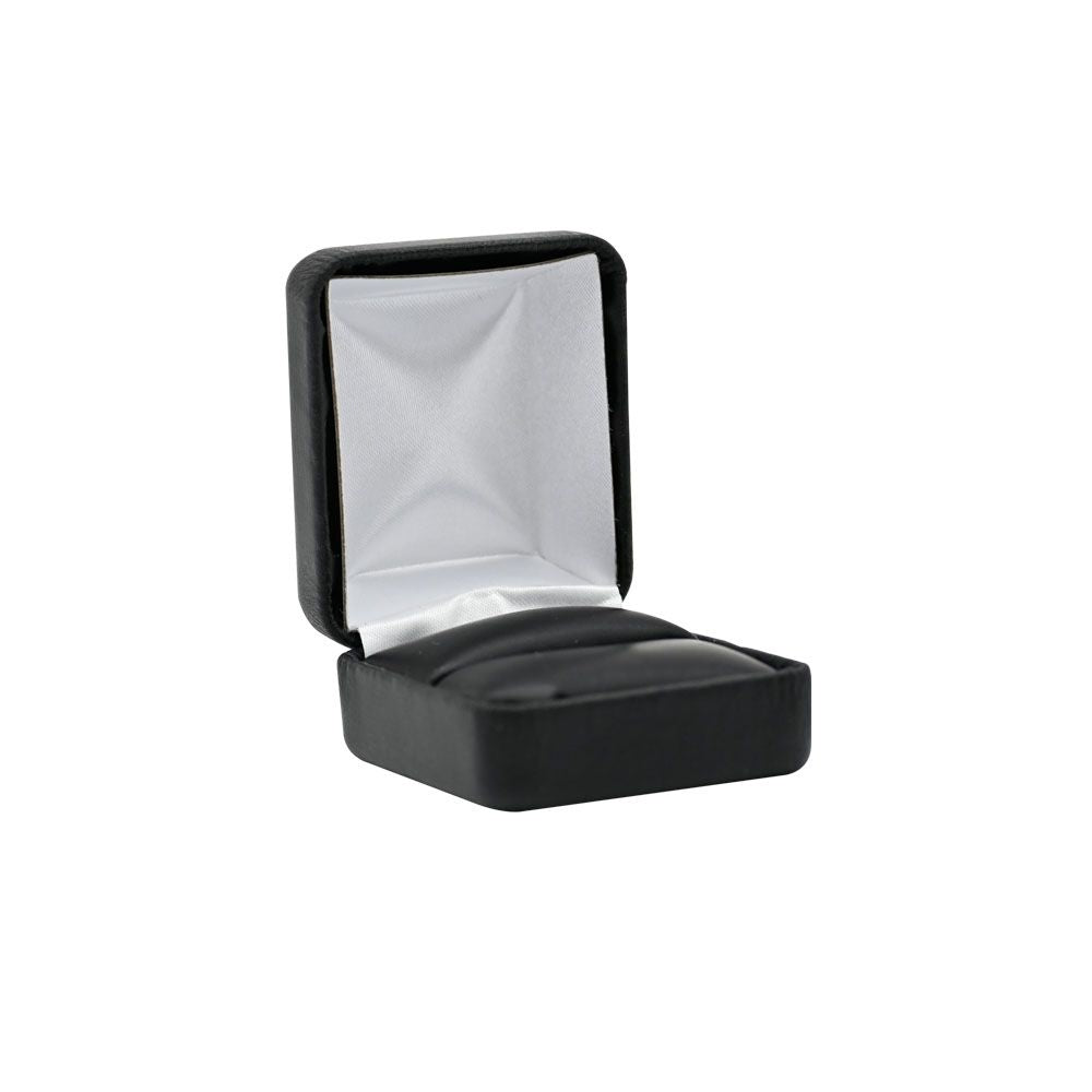 Black Leatherette Jewelry Ring Boxes