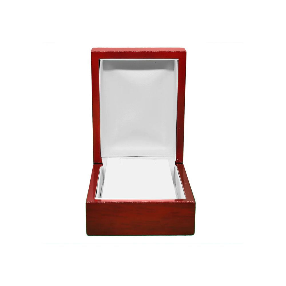 Red Rosewood Jewelry Pendant Packaging Boxes