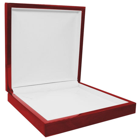 Red Rosewood Jewelry Necklace Boxes