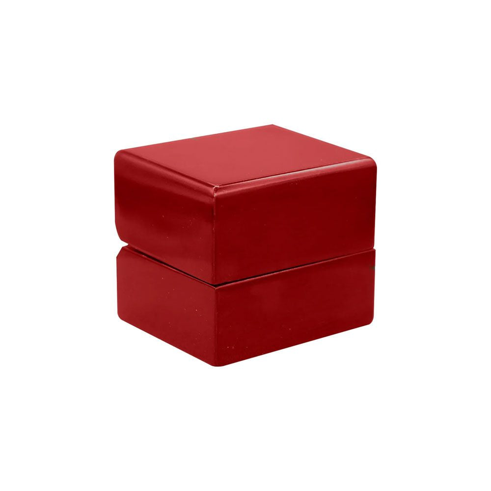 Red Rosewood Jewelry Ring Box Packaging 