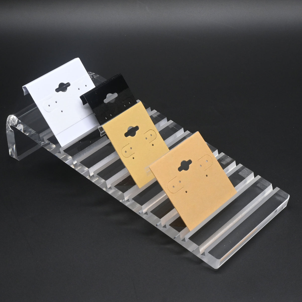Clear Acrylic Jewelry Earring Card Display Holder