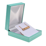 Teal Leatherette Earring & Pendant Box with Silver Trim - Pack of 12