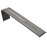 Steel Grey Leatherette Bracelet & Watch Display Ramp