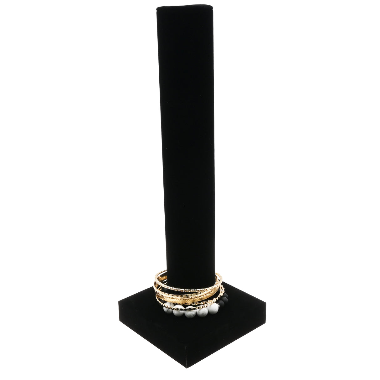 Black Velvet Vertical Bangle Bar - 13" Tall