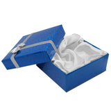 Holographic Mixed Color Paper Silver Bow-Tie Jewelry Bangle or Watch Gift Boxes