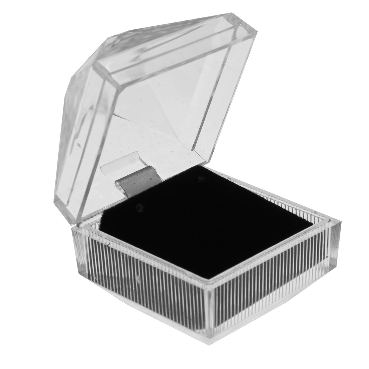 Clear Crystal style Lucite Jewelry Earring Boxes