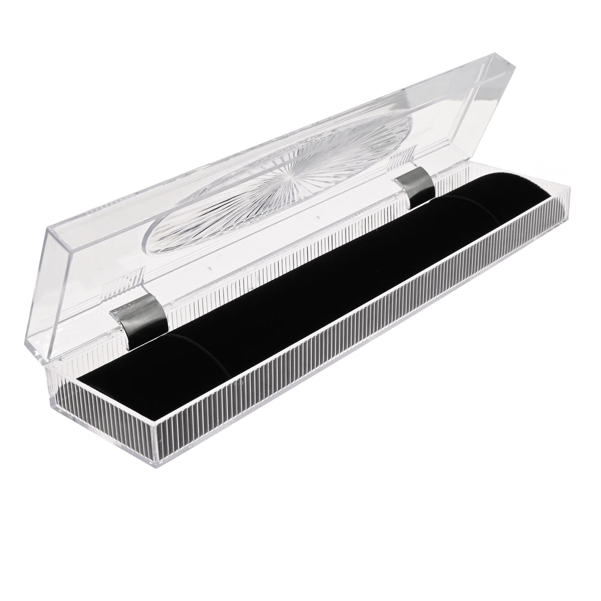 Clear Crystal Style Lucite Jewelry Bracelet / Watch Boxes