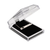 Clear Crystal Style Jewelry Pendant Boxes