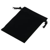 Black Velvet Drawstring Jewelry Pouches, 2-3/4" x 3" – 12 Pack