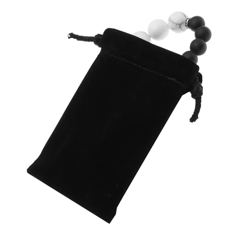 Black Velvet Drawstring Jewelry Pouches, 2-3/4" x 3" – 12 Pack