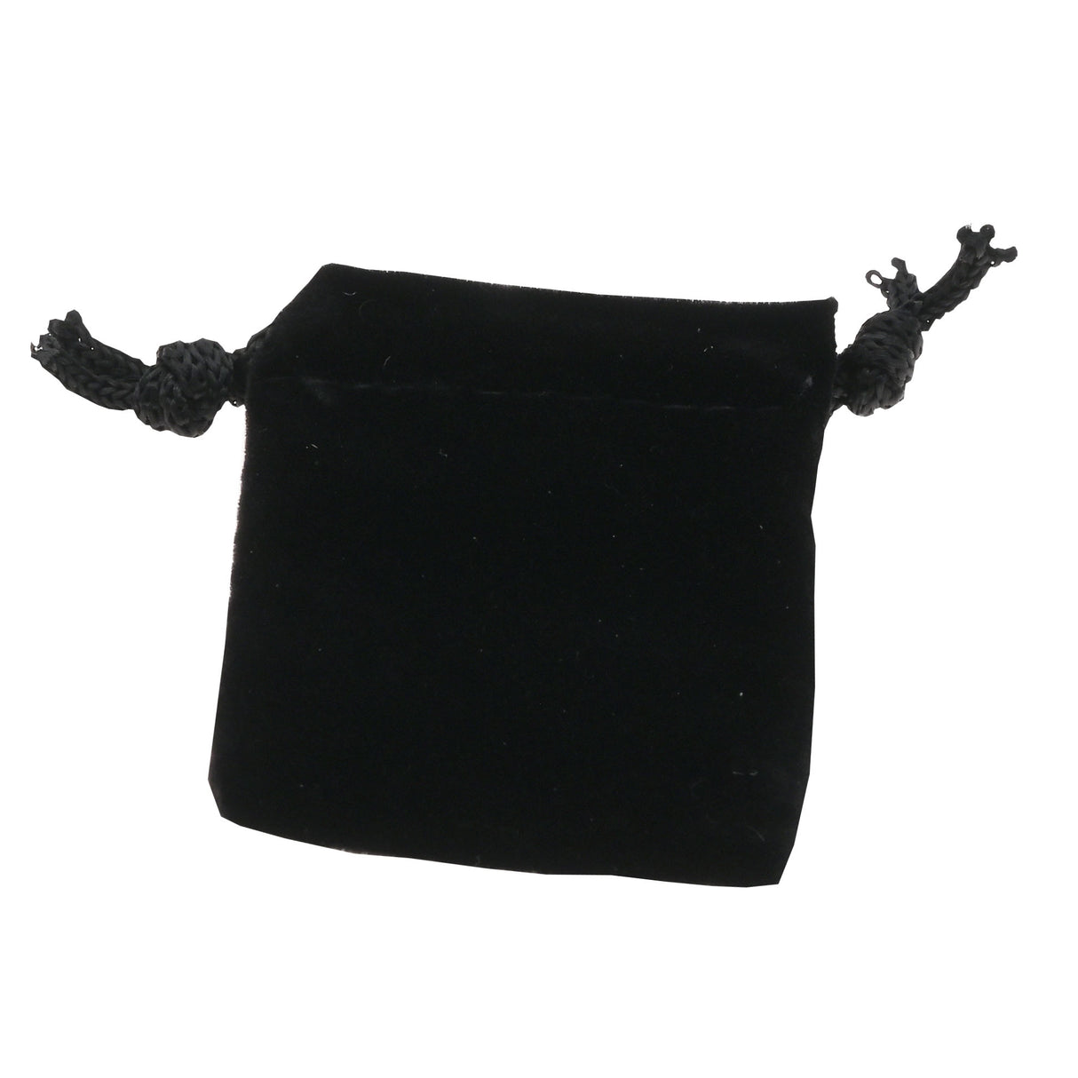 Black Velvet Drawstring Gift Pouches, 1-3/4" x 2", 12 Per Pack