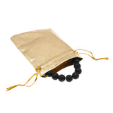Metallic Gold Drawstring Gift Pouches, 1-3/4" x 2", 12 Per Pack