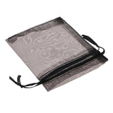 Black Organza Drawstring Gift Pouches, 4" x 5", 12 Per Pack