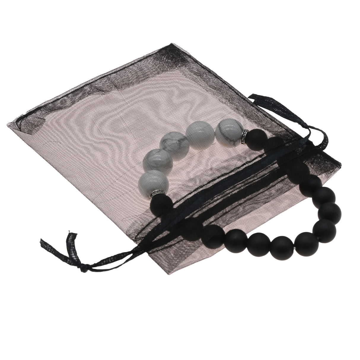 Black Organza Drawstring Gift Pouches, 4" x 5", 12 Per Pack