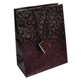 Animal Print Gift Shopping Bags with Handle, 8" x 5" x 10" 