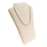 Beige Faux Suede Jewelry Necklace Display Easel, 12-1/2" Tall