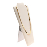 Beige Faux Suede Jewelry Necklace Easel, 8-7/8" Tall