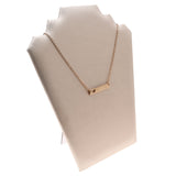 Champagne Pink Necklace Easel Display Stand - 7-3/8" H