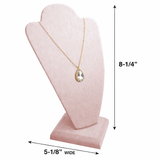 Champagne Pink 2 Piece Jewelry Necklace or Chain Display