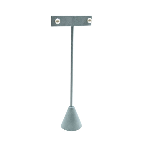 Blue Suede Earring T-Stand Display - 6-3/4" Tall