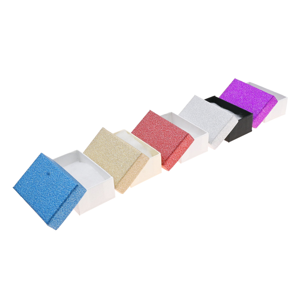 Sparkle Dazzle Cotton Filled Gift Box Assortment - 5 Colors - 2.75" x 1.75" x 1"