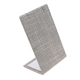 Grey Linen Jewelry Earring / Pendant Stand