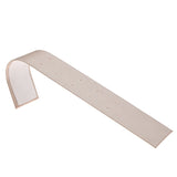 Champagne Pink Leatherette Jewelry Earring Display Ramp, Holds 5 Pairs