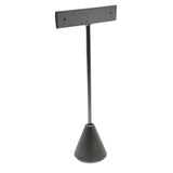 Steel Grey Leatherette Earring T-Stand, 6-3/4" Tall